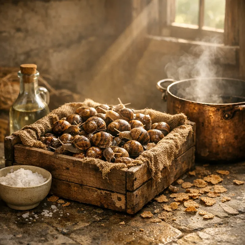 Улитки: от выбора до подачи на стол