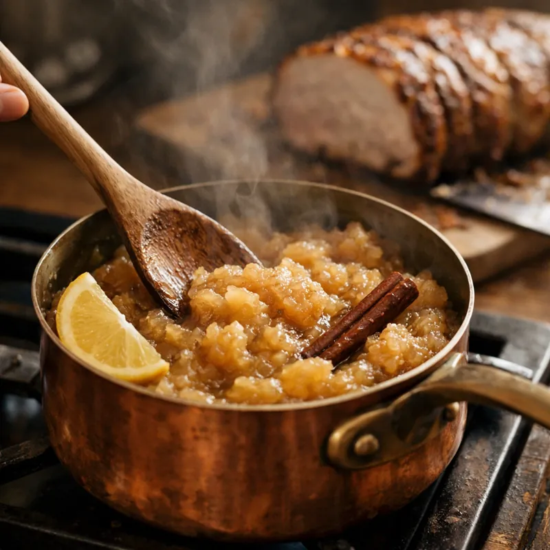 Яблоки в мясной кулинарии: от соусов до запекания целиком