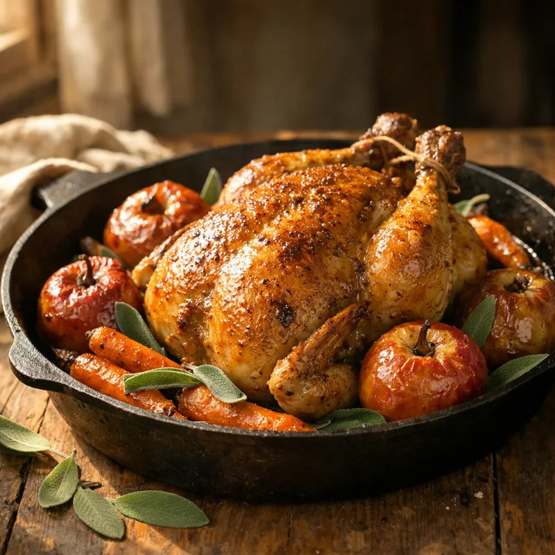 Яблоки в мясной кулинарии: от соусов до запекания целиком