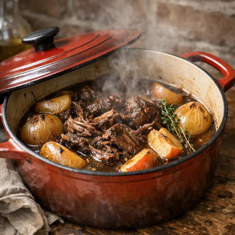 Яблоки в мясной кулинарии: от соусов до запекания целиком