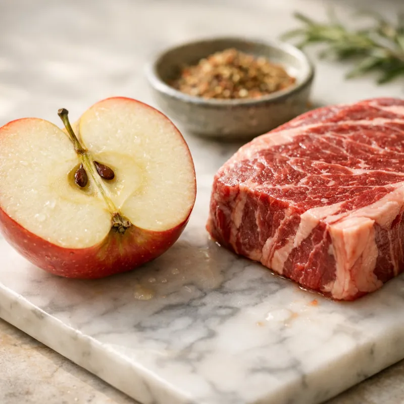 Яблоки в мясной кулинарии: от соусов до запекания целиком