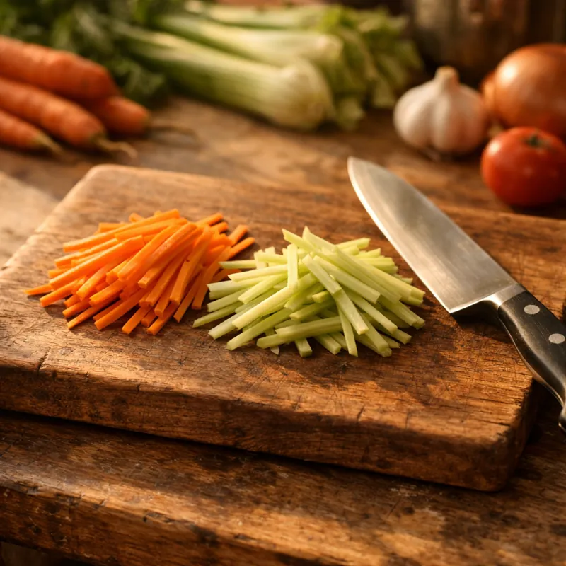 Жульен: от техники нарезки до горячей закуски в кокотнице