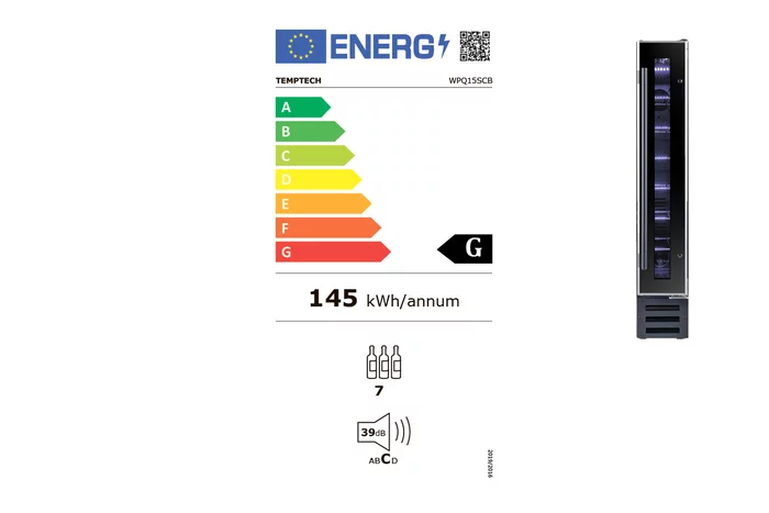 Винный шкаф Temptech WPQ15SCB