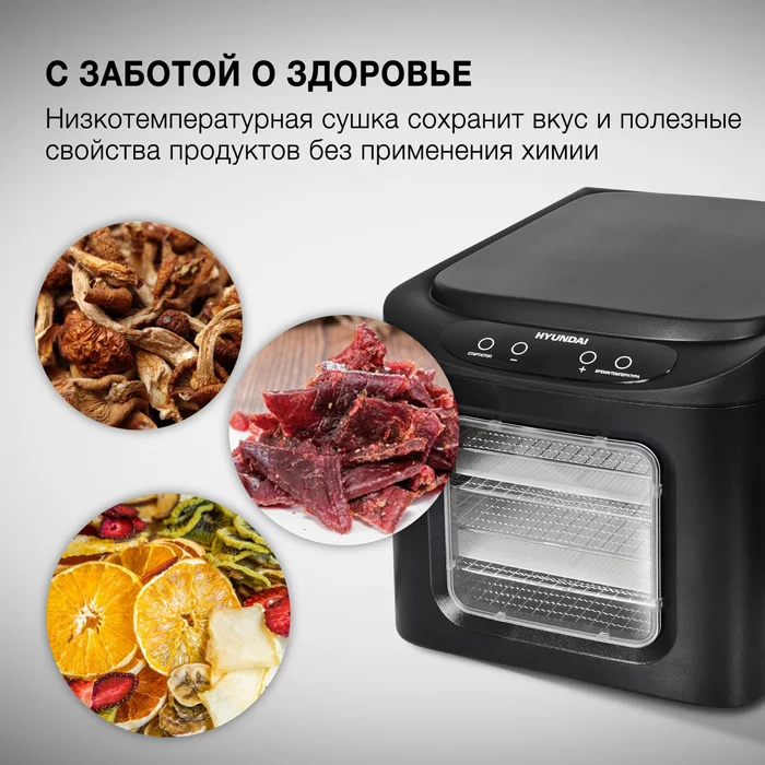 Сушка для фруктов и овощей Hyundai HYFD-S1202