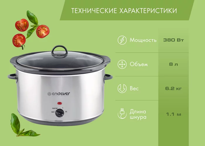 Медленноварка Endever VITA-113