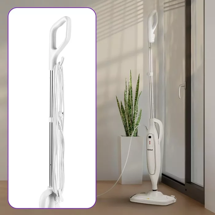 Паровая швабра «2 в 1» Kitfort КТ-3903