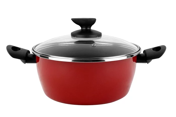 Кастрюля низкая Vitrinor V Poivre Rouge 24