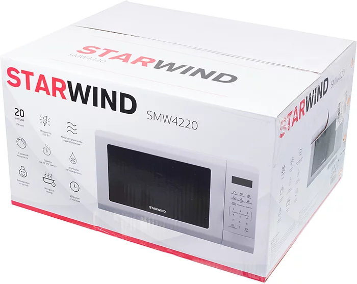 Микроволновая Печь Starwind SMW4220 20л. 700Вт белый