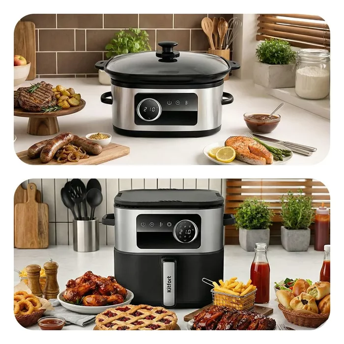 Аэрогриль «2 в 1» Kitfort КТ-8127