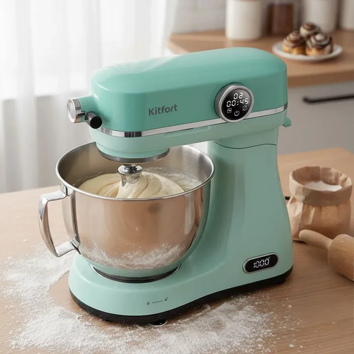 Цельнометаллический планетарный миксер Kitfort КТ-4413