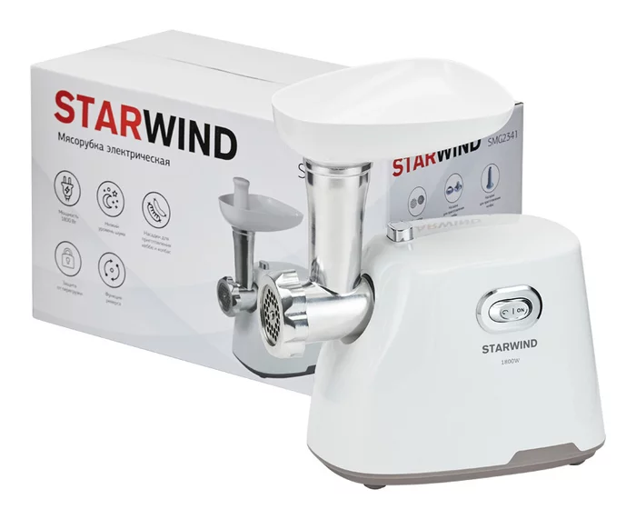 Мясорубка Starwind SMG2341 1800Вт белый