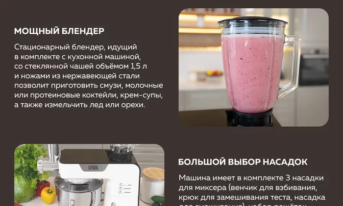 Кухонные комбайны Gfgril