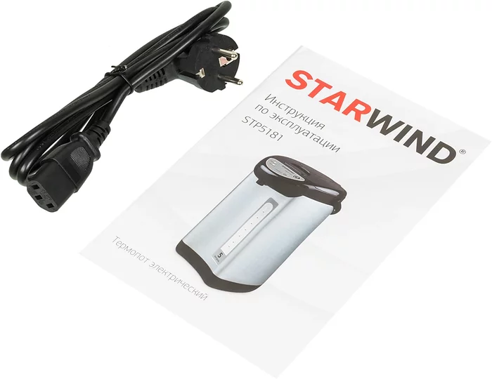 Термопот Starwind STP5181 5л. 750Вт черный/серебристый