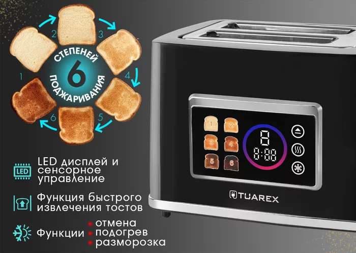 Тостер электрический Tuarex TK-6008