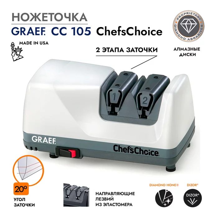 Ножеточка GRAEF CC 105 ChefsChoice