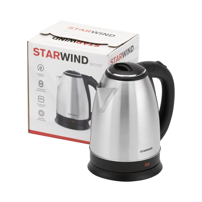 Чайник электрический Starwind SKS1051 1.8л. 1500Вт