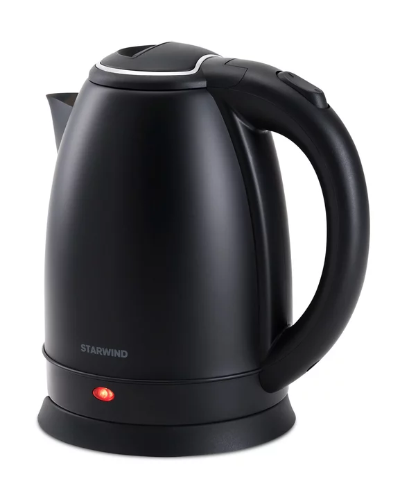 Чайник электрический Starwind SKS2051 1.8л. 1800Вт черный корпус, металл/пластик