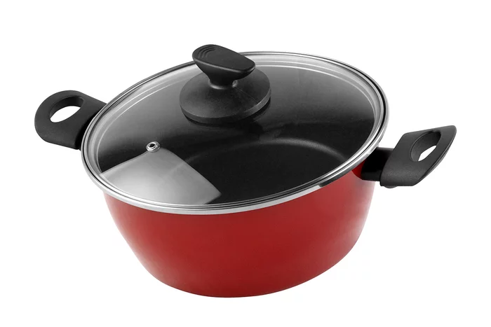 Кастрюля низкая Vitrinor V Poivre Rouge 24