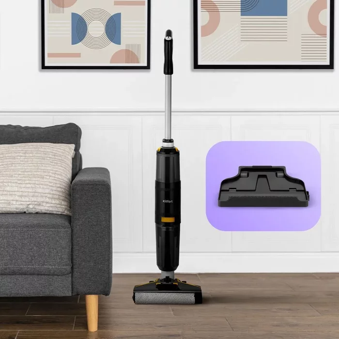 Вертикальный беспроводной моющий пылесос Kitfort КТ-5220