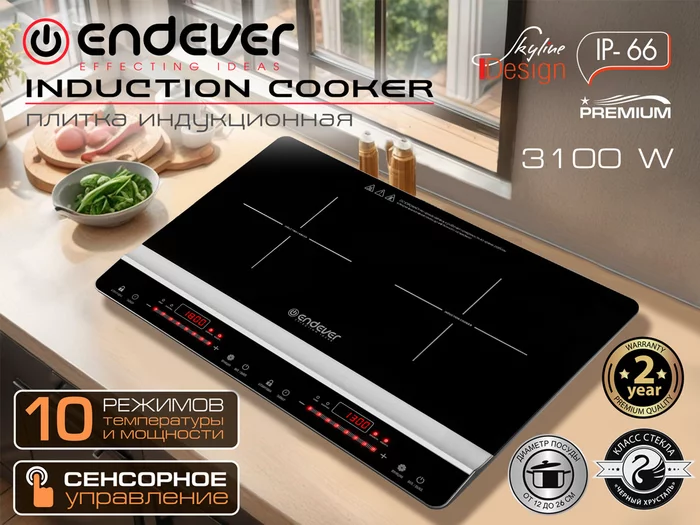 Индукционная плитка Endever Skyline IP-66