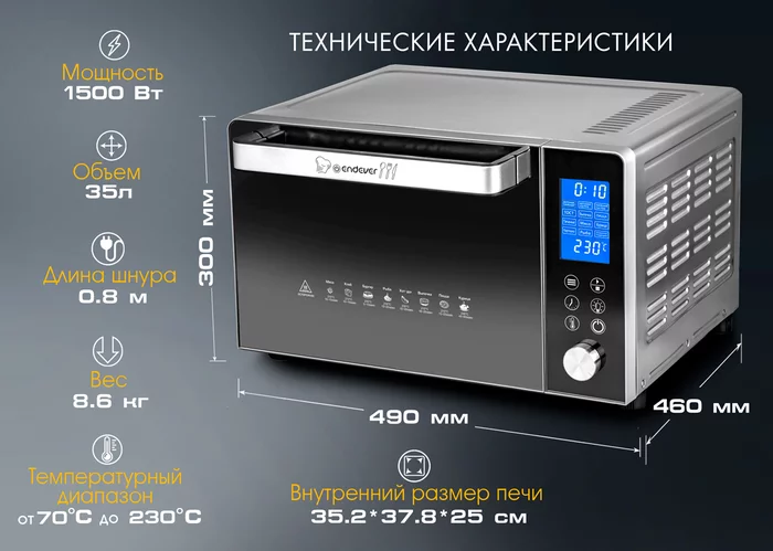 Мини-печь Endever Danko-4039
