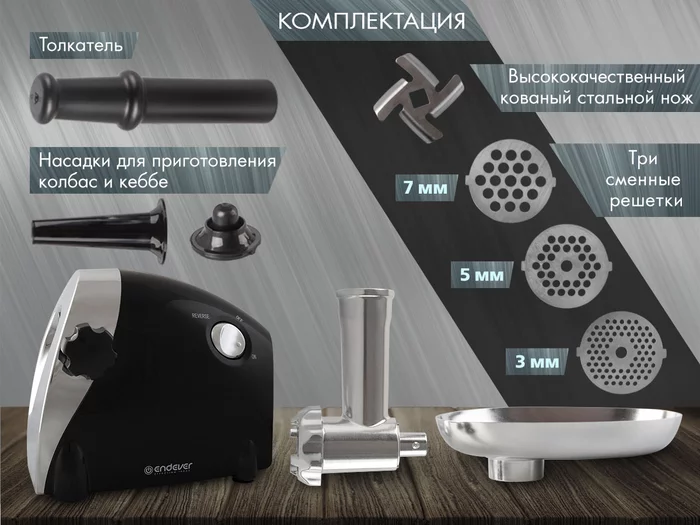 Электрическая мясорубка Endever Sigma-108