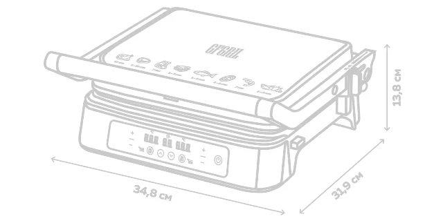 Электрический гриль Gfgril GF-500