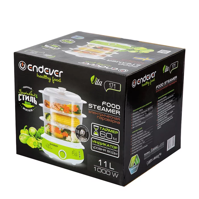 Пароварка Endever Vita 171