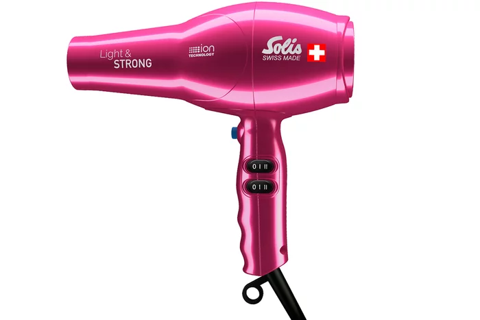 Фен Solis Light & Strong, pink