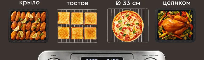 Мини-печь Gfgril GFAO-750