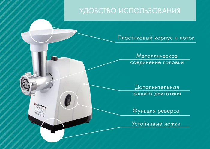 Электрическая мясорубка Endever Sigma-42