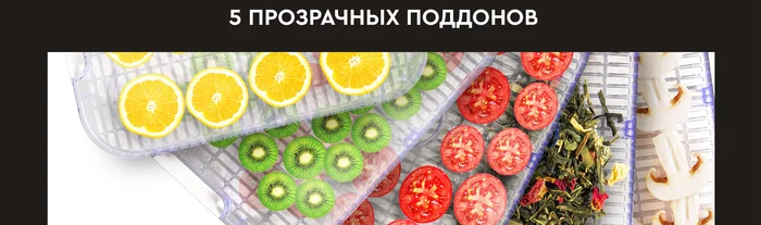 Электрические сушилки для овощей и фруктов Gfgrill