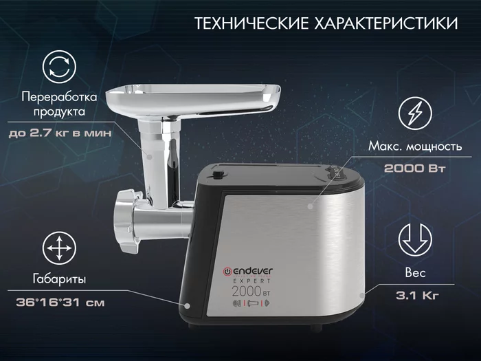 Электрическая мясорубка Endever Sigma-55