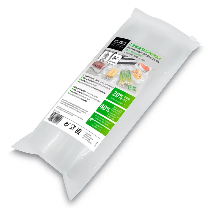 Рулоны вакуумные CASO 30х720, 1125