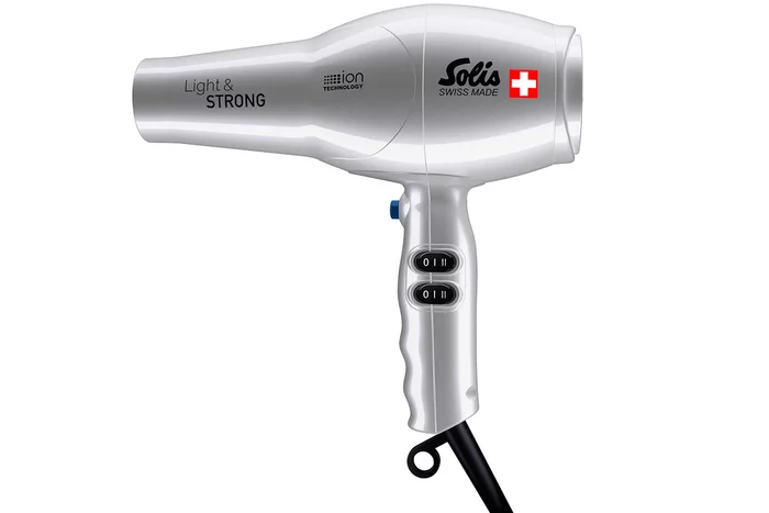 Фен Solis Light & Strong, silver
