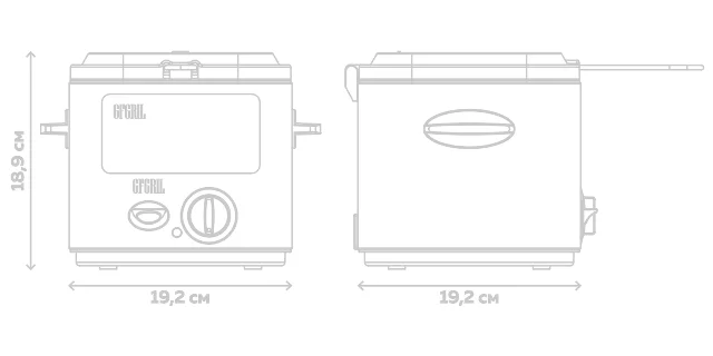 Фритюрница Gfgril GFF-025 Easy Cook