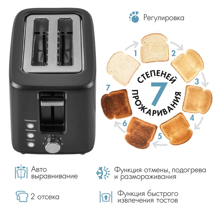Электрический тостер Endever SkyLine ST-123