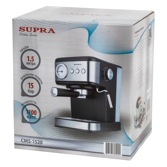 Рожковая кофеварка Supra CMS-1520
