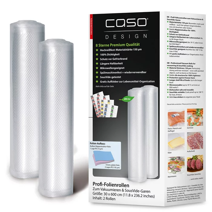 Рулоны вакуумные CASO VC 30×600