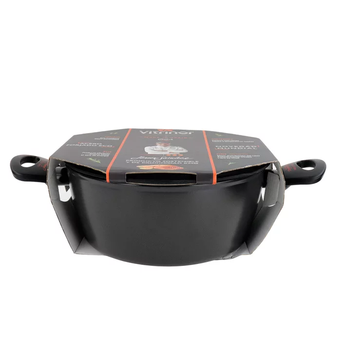 Кастрюля низкая Vitrinor V-Forged 24