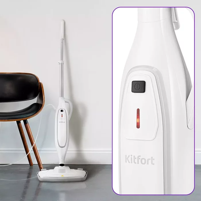 Паровая швабра «2 в 1» Kitfort КТ-3903