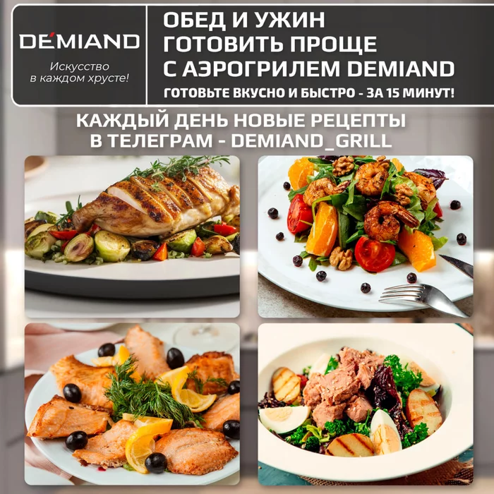 Инновационный аэрогриль Demiand SANDERS с технологией приготовления на Пару и горячим обдувом в