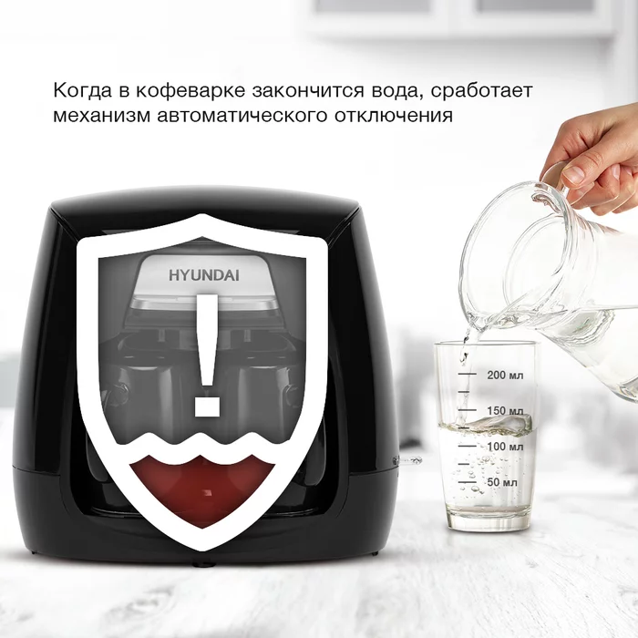 Кофеварка капельная Hyundai HYD-0203