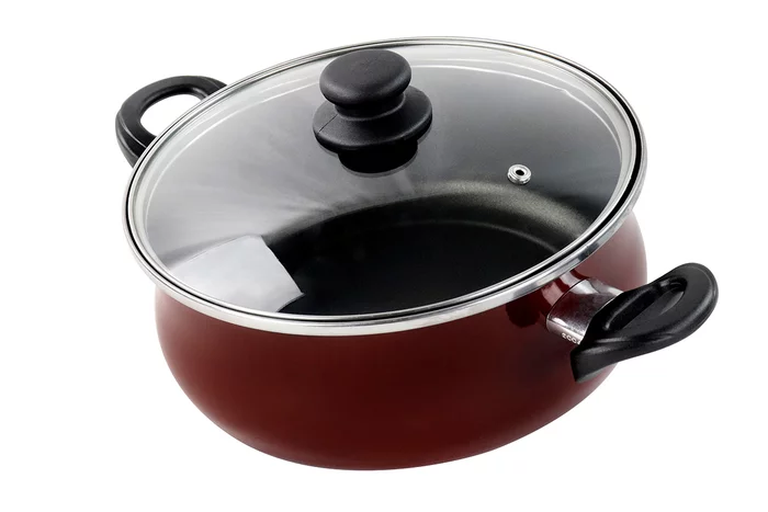 Кастрюля низкая Vitrinor Authentique Burgundy 26