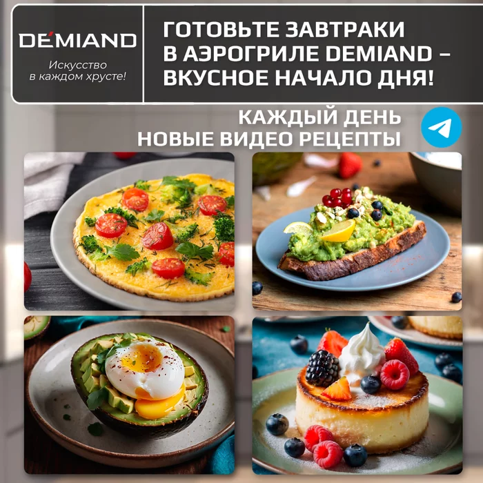 Аэрогриль Demiand LEO 5 в 1 с Wi-Fi,  с управлением через приложение, с функциями фритюрницы, гриля