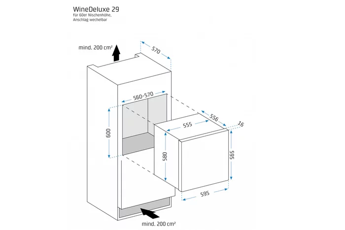 Винный холодильник CASO WineDeluxe E 29