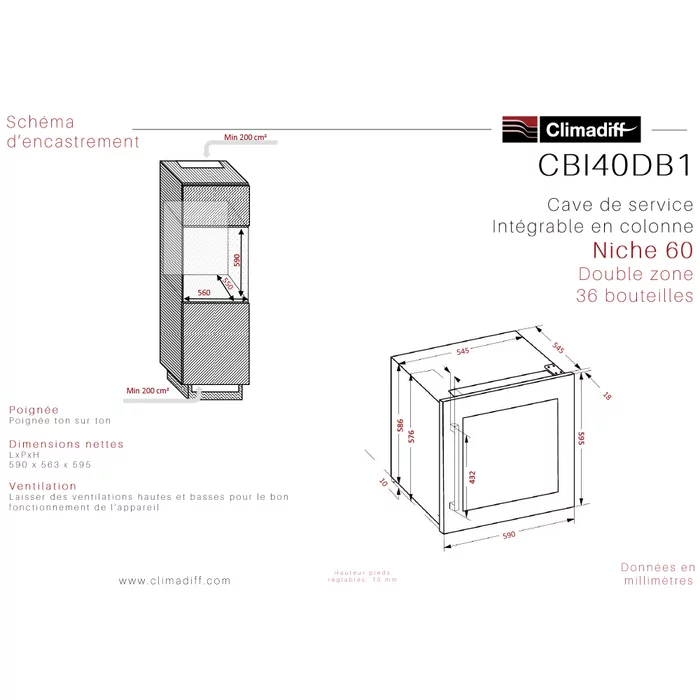 Винные шкафы Climadiff