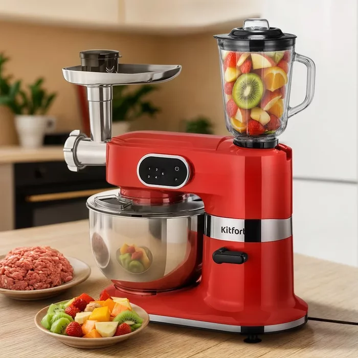 Планетарный миксер «4 в 1» Kitfort КТ-4419