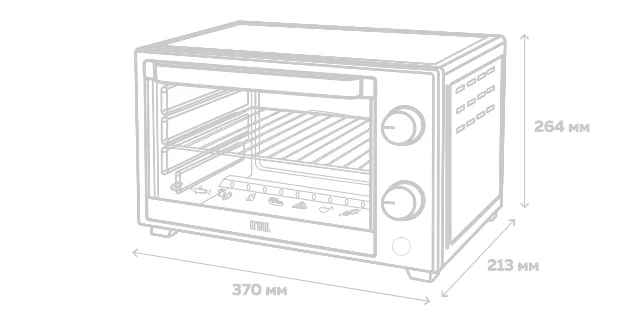 Мини-печь Gfgril GFO-09W
