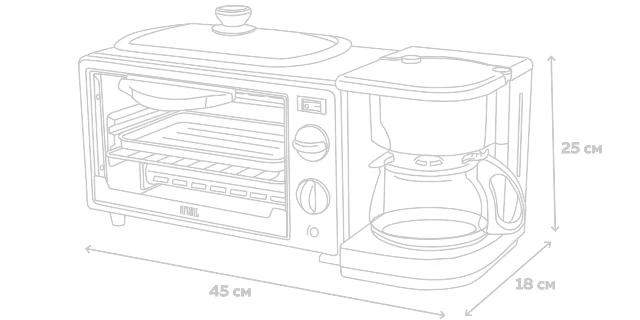 Breakfast bar - мини кухня для завтраков от Gfgril 